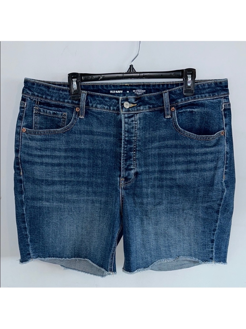 Plus - Old Navy Blue Denim Shorts - 18 - Picture 1 of 10